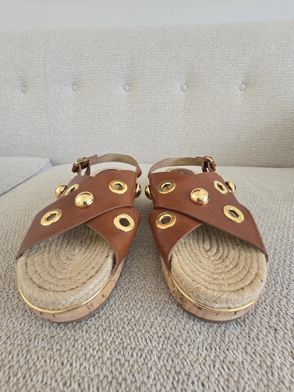 RARE ARCHIVAL -  Michael Kors Collection Espadrille Slingbacks, 7.5 New